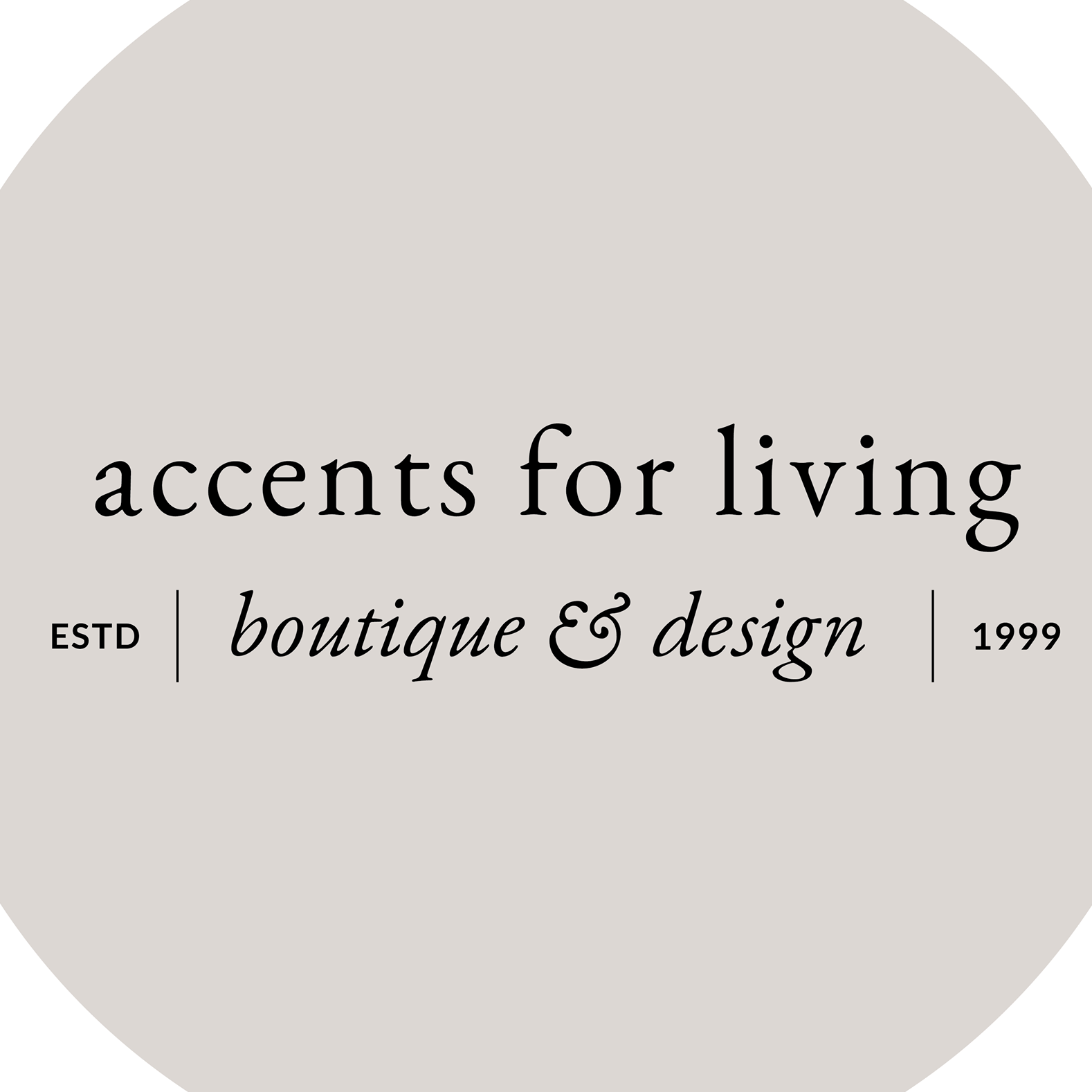 Accents for living logo