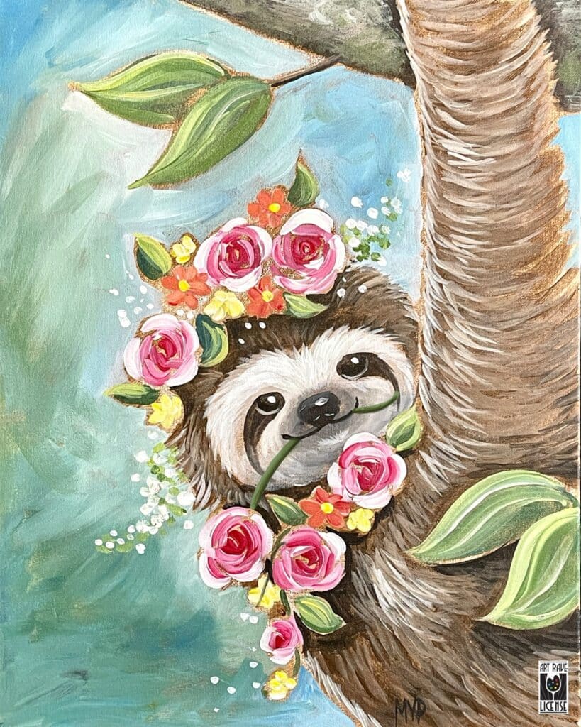 Fashionably Slow Canvas Paint Night