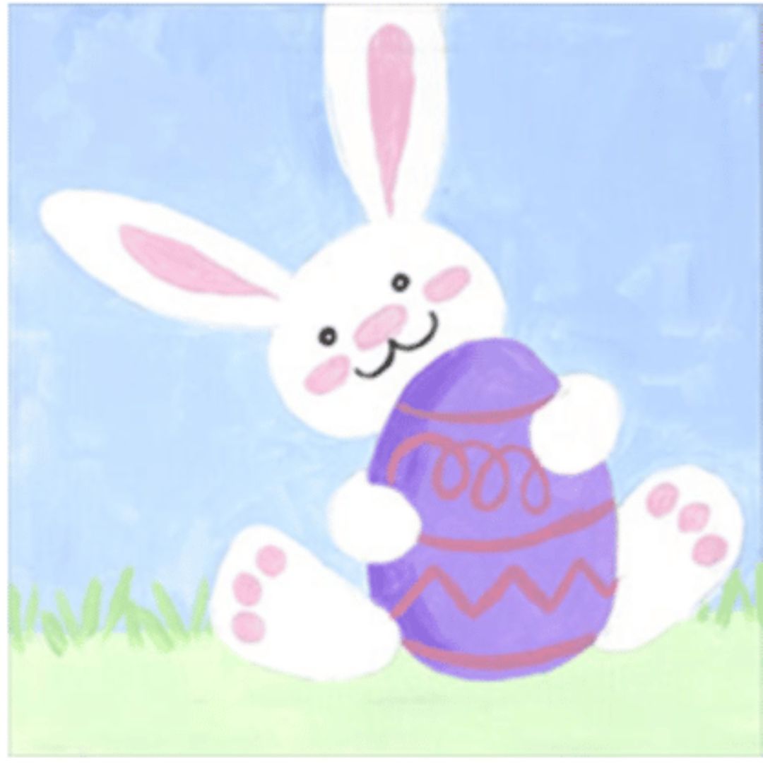 March Break Kids Bunny Fun Canvas Workshop