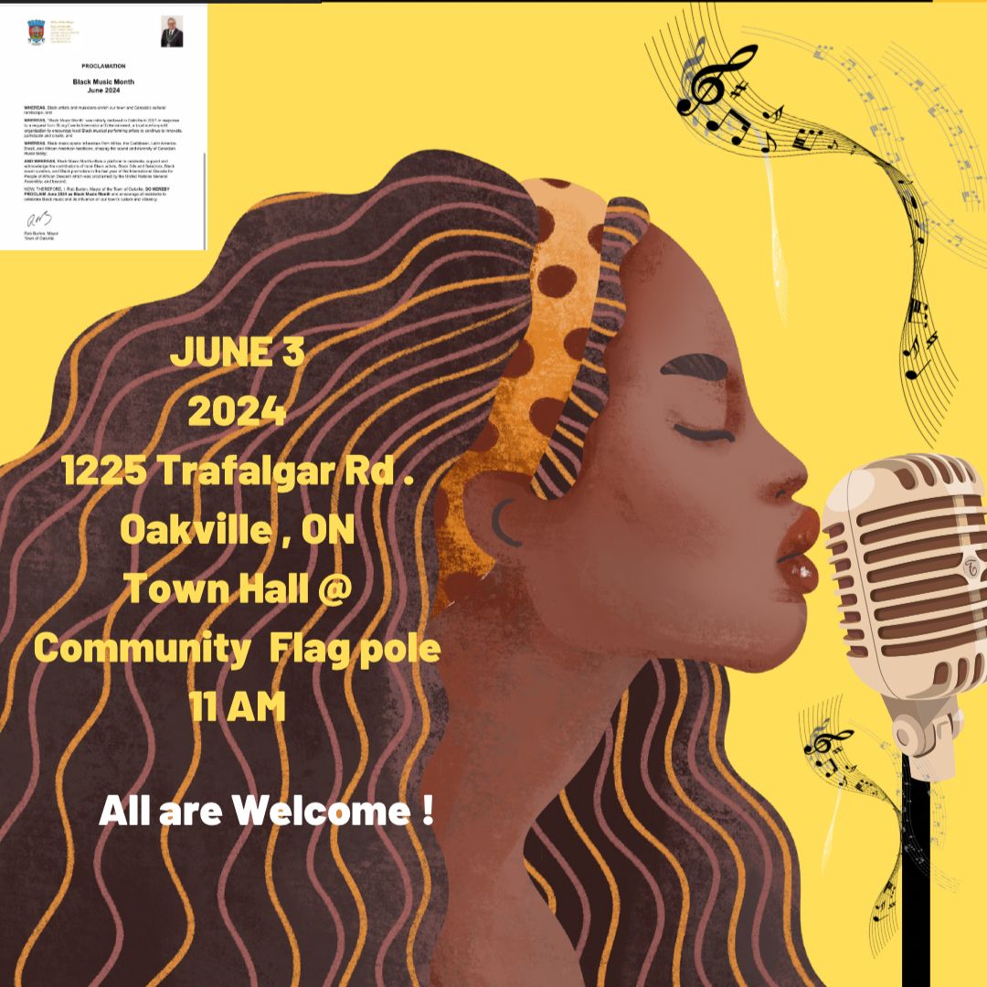 Black Music Month - Flag Raising at Town Hall
