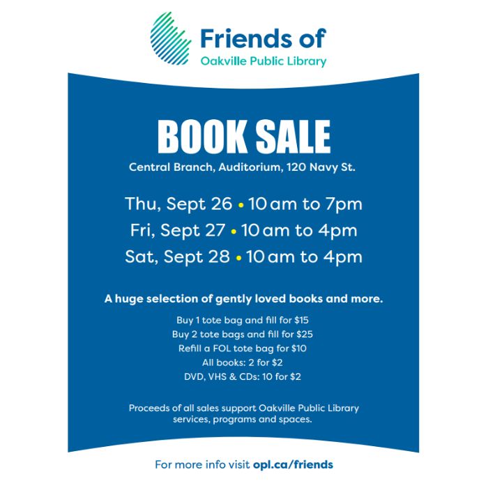 Oakville Public Library | Book Sale