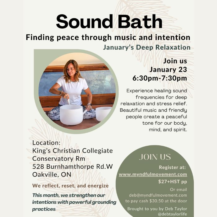 Sound Bath in January for Deep Relaxation