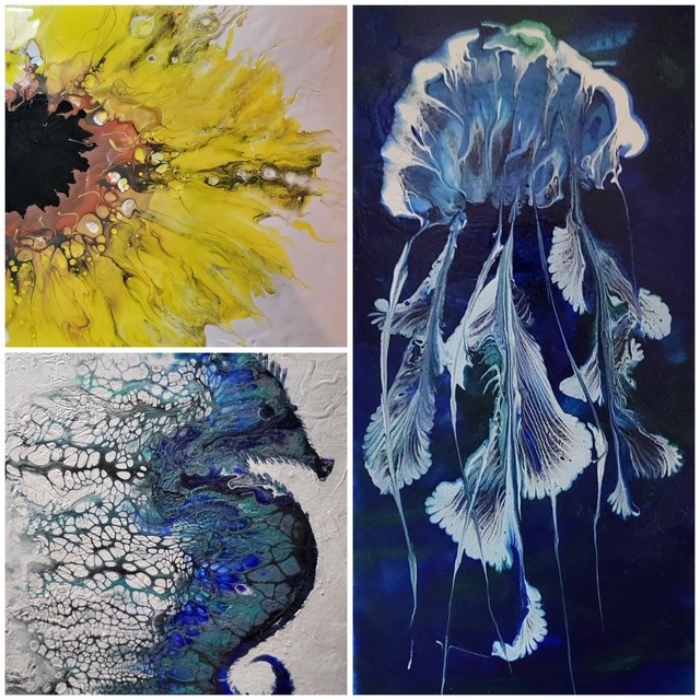 Art Workshop | Intermediate Fluid Art with AJ Webb (March 30)